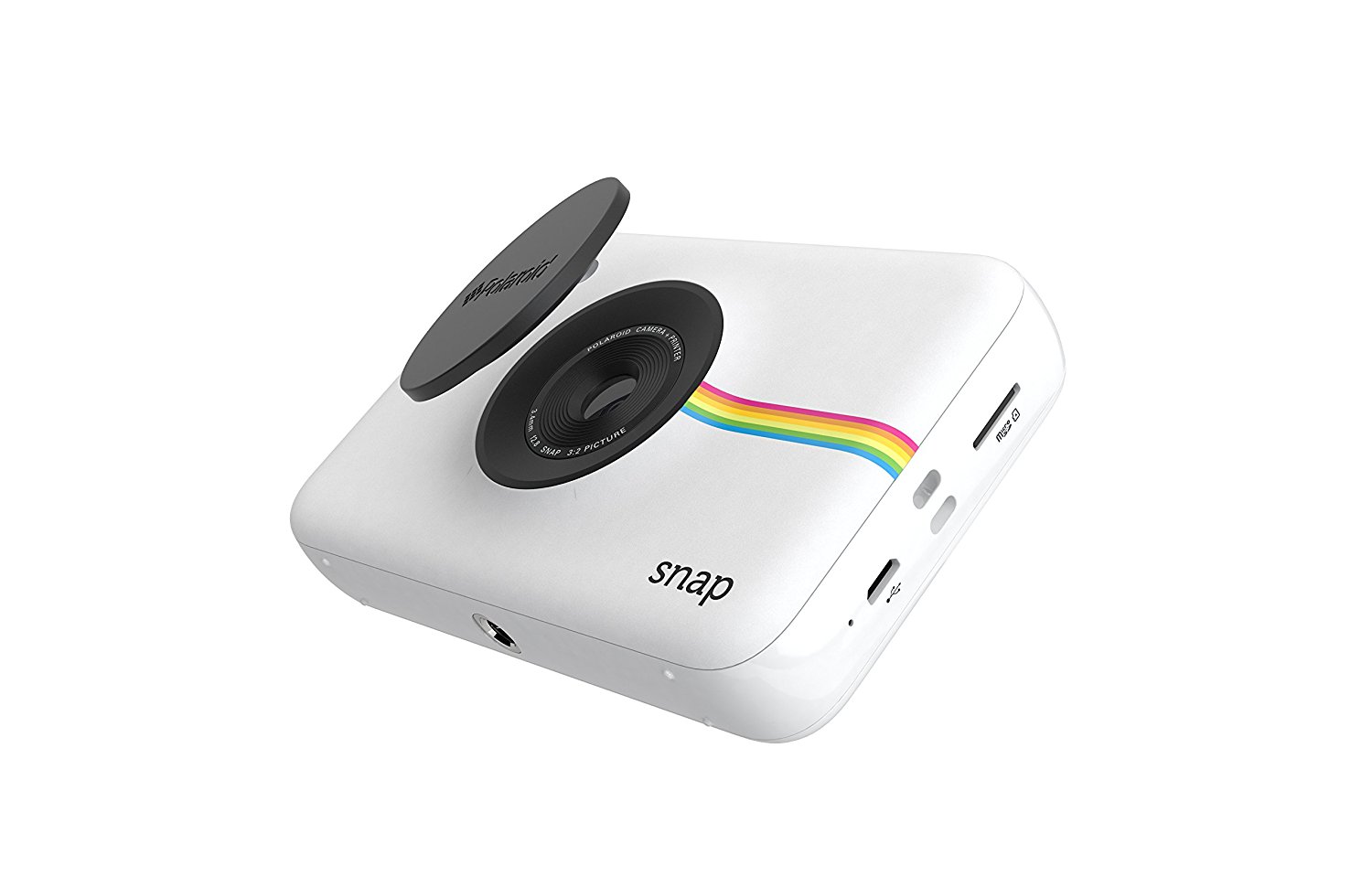 Snap White Instant Digital Camera in White 1 Snap White Instant Digital Camera in White