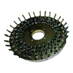 Steel Grass Hull Cleaning Brush Head For Removing Thick Dense Grass