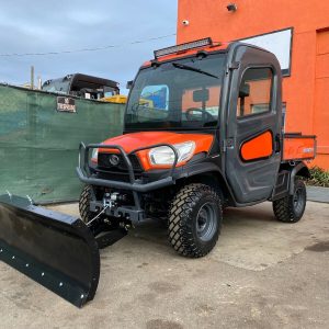KUBOTA RTV X-1100C HYDRAULIC, PTO BRAND NEW WINCH, NEW PLOW, RADIO, LED LIGHTS