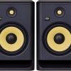 KRK RP8 Rokit 8 G4 Professional Bi-Amp 8" Powered Studio Monitor Pair, Black