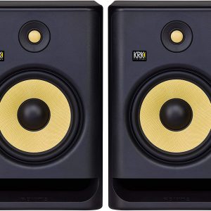 KRK RP8 Rokit 8 G4 Professional Bi-Amp 8" Powered Studio Monitor Pair, Black