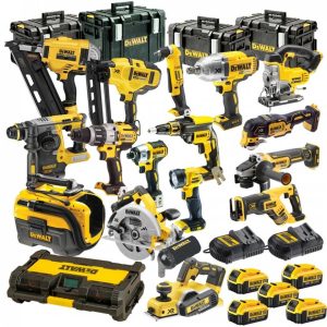 DEWALT 18V XR 17 PIECE PLATINUM KIT WITH 5 X 5