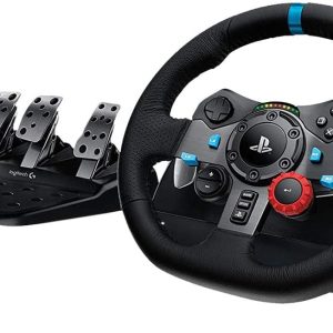 Logitech Dual-Motor Feedback Driving Force G29 Gaming Racing Wheel with Responsive Pedals for PlayStation 4 and PlayStation 3 - Black