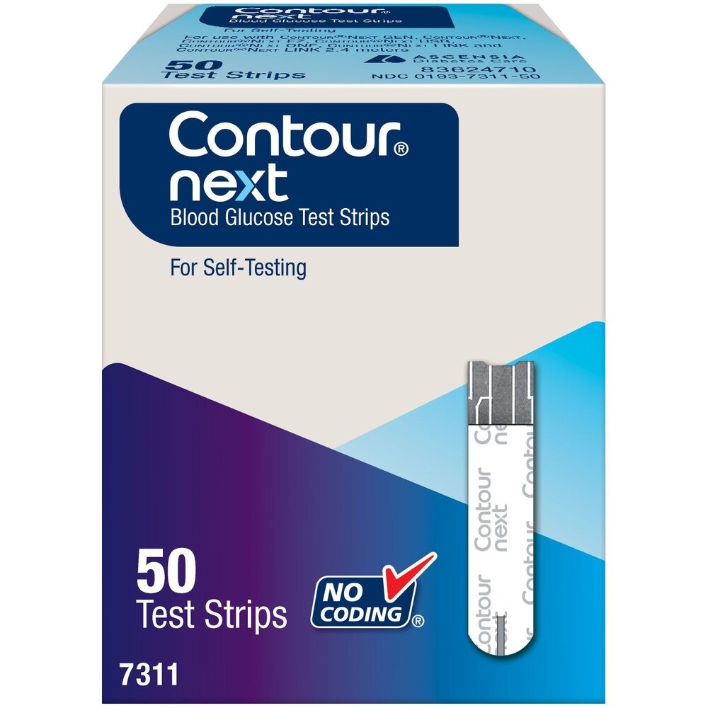 Contour Next Blood Glucose Test Strips, 50 Count 1 Contour Next Blood Glucose Test Strips, 50 Count