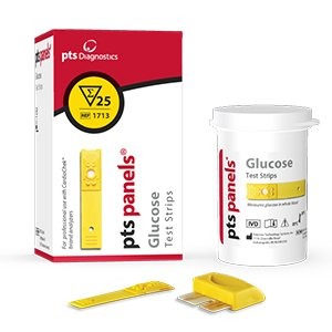 PTS Panels Glucose test strips for CardioChek Plus and CardioChek PA. (25/Box)