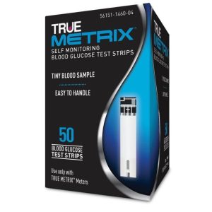 True Metrix Test Strips, 50/Box