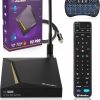2023 vSeeBox V2 Pro with Voice Remote, Backlit Mini Keyboard and 8K HDMI Cable (4GB RAM + 32GB ROM)
