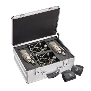 Neumann TLM 170 R Large-Diaphragm Multipattern Condenser Microphone with Shockmount (Stereo Set, Black)